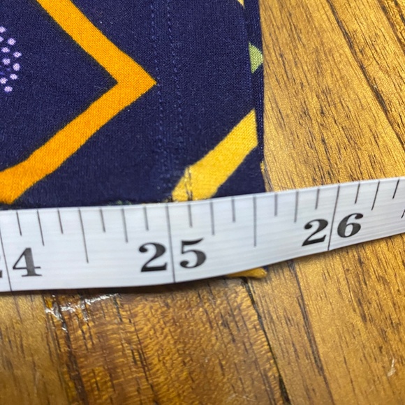 LuLaRoe Disney Mickey Mouse Purple Stripes Leggings - Picture 7 of 10